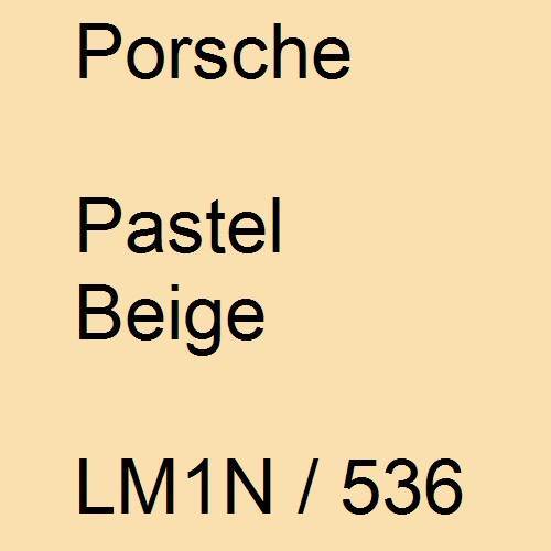Porsche, Pastel Beige, LM1N / 536.